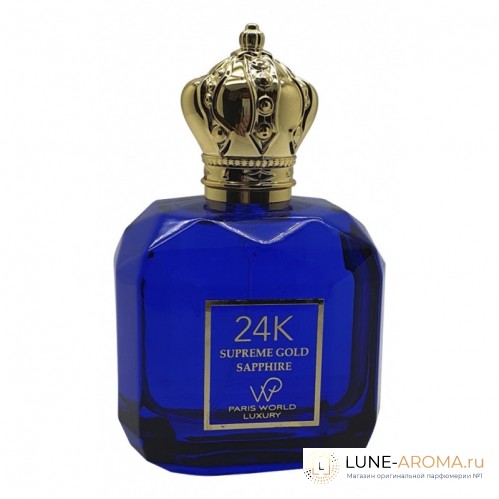 Paris World Luxury 24K Supreme Gold Sapphire